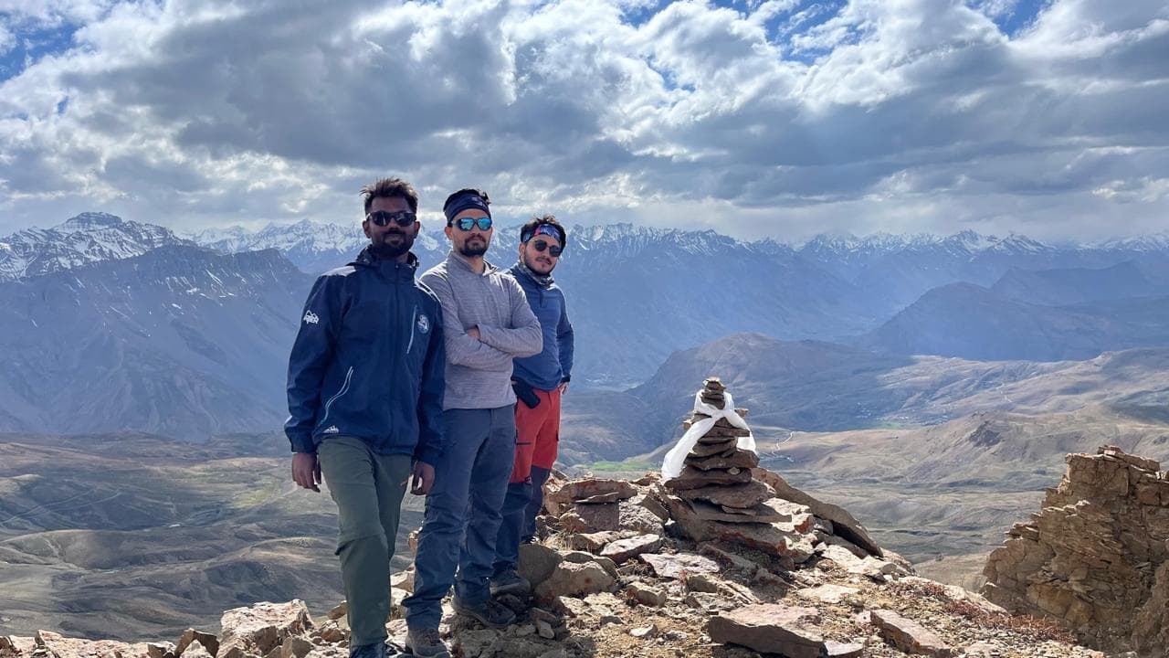 Ajinkya Thete in the mountains